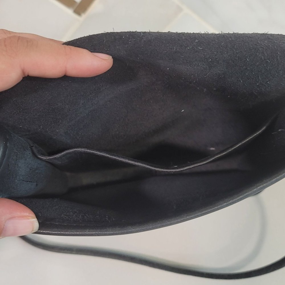 Vintage Coach black leather crossbody bag USA - Picture 11 of 16